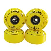 Rodas de skate FREEDERE 52mm com rolamentos 92A Dureza x4