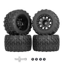 Rodas e pneus RC em escala 1/10 para Traxxas Rustler Stampede Rodas e pneus RC em escala 1/10 para Traxxas Rustler Stampede