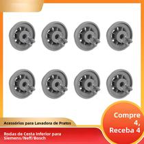 Rodas Inferiores Para Cesto De Lava-Louças Bosch Balay Siemens Neff, 8 Peças