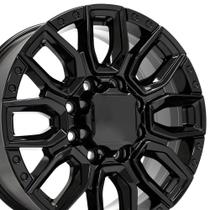 Rodas OE com aro CV97A 20x8,5 em preto brilhante GMC Sierra 2500/3500 Rodas OE com aro CV97A 20x8,5 em preto brilhante GMC Sierra 2500/3500