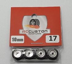 Rodas P/ Customização Ac Custon 17 - 10mm - Escala 1/64 - Hot Wheels