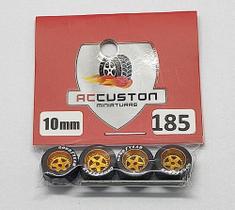 Rodas P/ Customização Ac Custon 185 - 10mm - Escala 1/64
