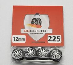 Rodas P/ Customização Ac Custon 225 - 12mm - Escala 1/64