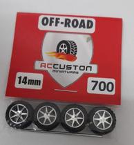 Rodas P/ Customização Ac Custon 700 - 14mm Off-road 1/64