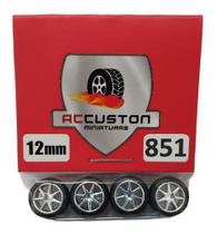Rodas P/ Customização Ac Custon 851 - 12mm Perfil Baixo 1/64