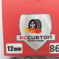 Rodas P/ Customização Ac Custon 865 - 12mm Perfil Baixo 1/64