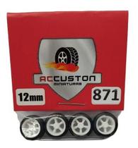 Rodas P/ Customização Ac Custon 871 - 12mm Perfil Baixo 1/64