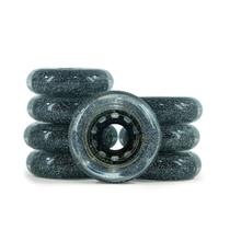Rodas Para Patins Sakurai 80mm 83a Glitter Cinza 8 Unidades Rodas Para Patins Sakurai 80mm 83a Glitter Cinza 8 Unidades