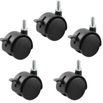 Rodas para Suporte IV Wasoyun M8 5 Unidades Diâmetro 5 cm com Freios Rodas para Suporte IV Wasoyun M8 5 Unidades Diâmetro 5 cm com Freios