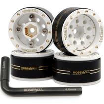 Rodas RC Beadlock Wheels hobbysoul Ajustável Offset 1.0 Latão 44g Rodas RC Beadlock Wheels hobbysoul Ajustável Offset 1.0 Latão 44g