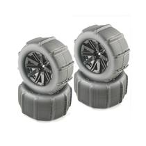 Rodas RC e pneus de borracha 1/10-1/18 Areia de praia/neve/deserto