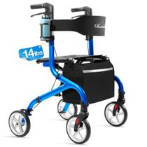 Rodas Rollator Walker PLANET WALK leves e leves de 8"