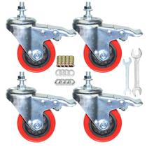 Rodas Stem Caster AOCHENLY Heavy Duty M10-1,5 x 25 mm (pacote com 4)