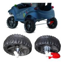 Rodas Traseiras Com Freio E Mancal Para Smart Boby Confort