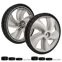 Rodas Traseiras para Cortador de Grama Bularie 12" de Borracha, Kit com 2