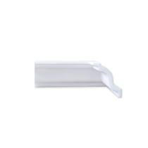 Rodateto de Poliestireno 7cm X 70mm Liso 2,0 metro linear - caixa com 2 Unidade - Branco