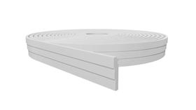 Rodateto Moldura Branca Autocolante Eva-15 Metros 7 Cm Vp-33