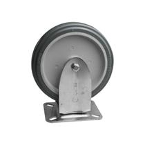 Rodinha 15cm Plástico BP 6 Polegadas com Placa Fixa