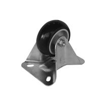 Rodinha 50mm Plástico BP 2 Polegadas com Placa Fixa