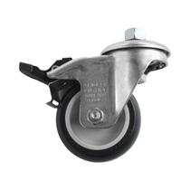 Rodinha 50mm Plástico BP 2 Polegadas com Placa Giratória