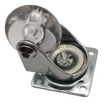 Rodinha De Gel Silicone Com/Sem Trava Giratório 35mm Rodinha De Gel Silicone Com/Sem Trava Giratório 35mm