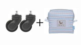 Rodinha de Mala Avulsa com Nécessaire Box Cestinha Clean