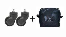 Rodinha de Mala Avulsa com Nécessaire Box Cestinha Dark