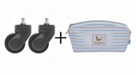 Rodinha de Mala Avulsa com Nécessaire Meia Lua Clean