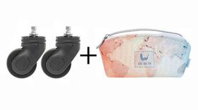 Rodinha de Mala Avulsa com Nécessaire Meia Lua Sand