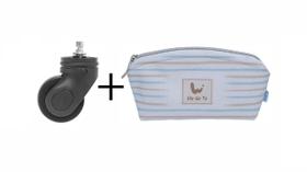 Rodinha de Mala de Viagem Reposição com Necessaire Clean