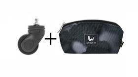 Rodinha de Mala de Viagem Reposição com Necessaire Dark