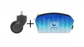 Rodinha de Mala de Viagem Reposição com Necessaire Ocean