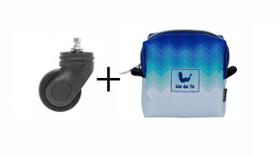 Rodinha de Mala Reposição com Nécessaire Box Ocean