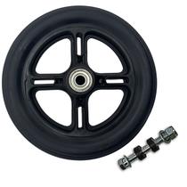 Rodinha Dianteira Aro 6 Preta Para Cadeira De Rodas UN