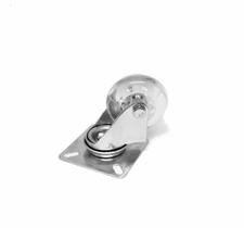 Rodinha Em Gel Rodízio Giratório 2 Polegadas Sem Freio Ø50mm