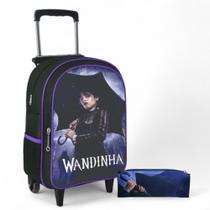 Rodinha Mochila Escolar Infantil Feminina + Estojo