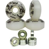 Rodinha Skate Roda Black Sheep 53mm e Jogo Rolamento Abec 1