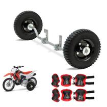 Rodinhas de Treinamento para Moto Off-Road Harsire para MX125, PW50 e CRF50