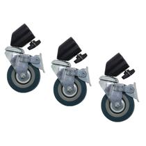 Rodinhas Para Tripé De Iluminação Dolly 25mm Pk-kk02 Greika Rodinhas Para Tripé De Iluminação Dolly 25mm Pk-kk02 Greika