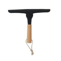 Rodinho de Pia Preto Dobrável com Cabo Bambu Oikos Rodinho de Pia Preto Dobrável com Cabo Bambu Oikos