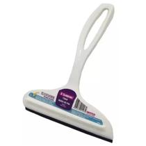 Rodinho De Pia Preto Plástico Resistente Borracha Cor Branco