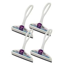 Rodinho De Pia Preto Plástico Resistente Borracha Cor Branco