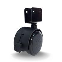 Rodízio 2 Pol C/Fixação em U e Freio Roda em Nylon - 20Kg - Casterine Rodízio 2 Pol C/Fixação em U e Freio Roda em Nylon - 20Kg - Casterine