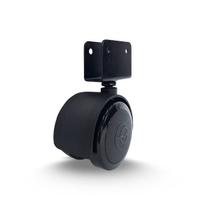 Rodízio 2 Pol C/Fixação em U Roda de Nylon - 20Kg - Casterine