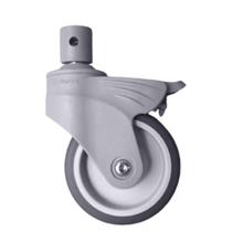 Rodizio 22mm Cinza para Cadeira de Banho D60 Dellamed