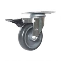 Rodizio 4 Pol. Pvc Com Placa Freio Glpf.412.bp.fp Rodizio 4 Pol. Pvc Com Placa Freio Glpf.412.bp.fp