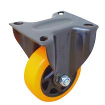 Rodizio 4 Polegadas fixo com placa rol. FLPB.414.PU.E