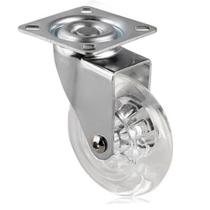 Rodízio 75mm Sem Freio de Silicone Rodinha Gel P/ Móveis G