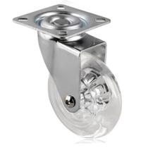 Rodízio 75mm Sem Freio de Silicone Rodinha Gel P/ Móveis G