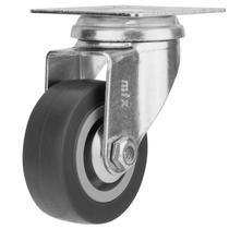 Rodizio borr cinza pvc giratorio 2 pol. 50mm 27kg mtx